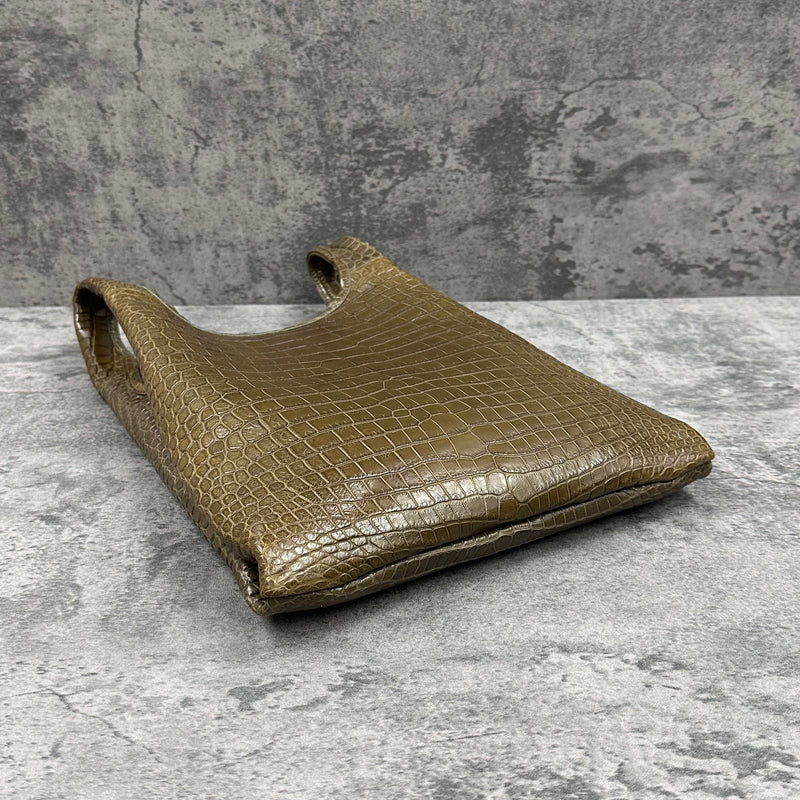 クロコダイル トートバッグ COLOGY-S - KHAKI/カーキ
