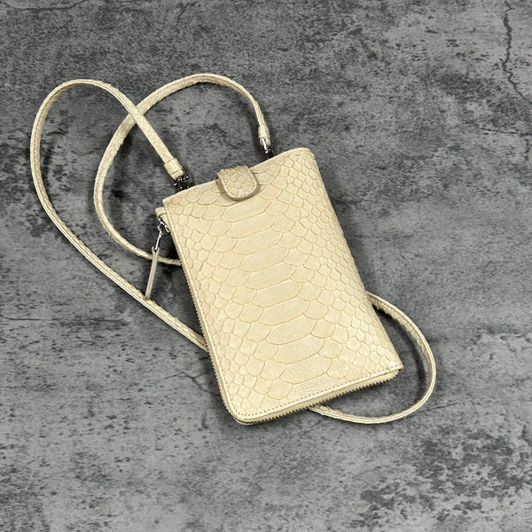 パイソン スマホショルダー CAPRI - CREAM/クリーム