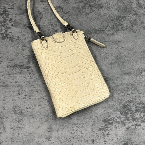 パイソン スマホショルダー CAPRI - CREAM/クリーム