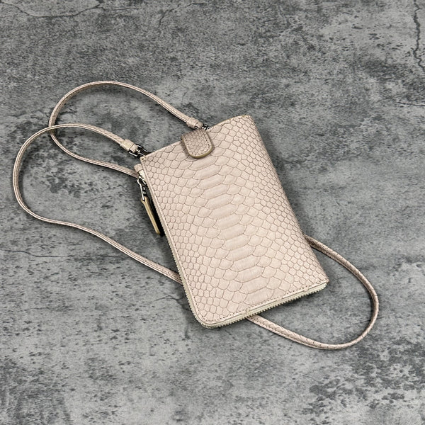 パイソン スマホショルダー CAPRI - TAUPE/トープ