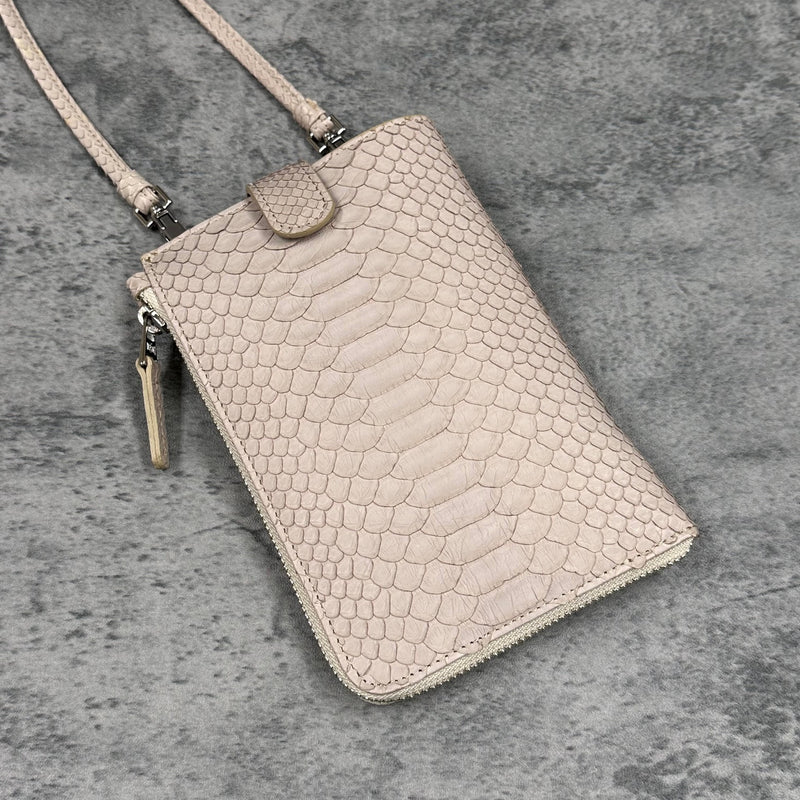 パイソン スマホショルダー CAPRI - TAUPE/トープ