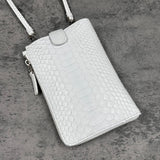 パイソン スマホショルダー CAPRI - WHITE/ホワイト