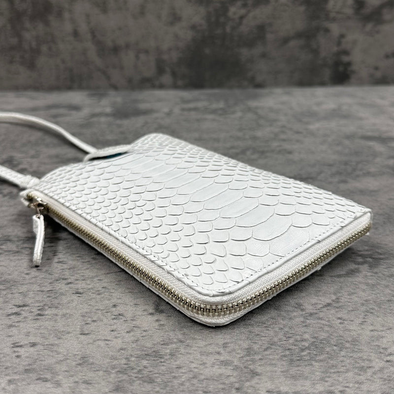 パイソン スマホショルダー CAPRI - WHITE/ホワイト