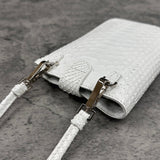 パイソン スマホショルダー CAPRI - WHITE/ホワイト