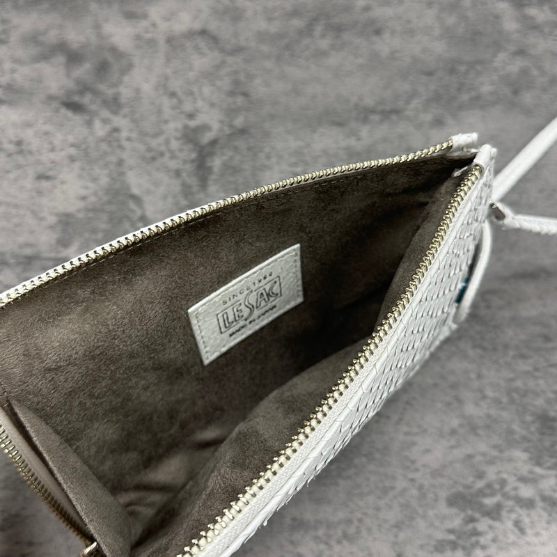 パイソン スマホショルダー CAPRI - WHITE/ホワイト