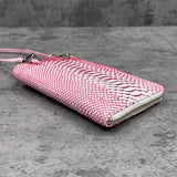 パイソン スマホショルダー CAPRI - WHITE＆RED/ホワイト＆レッド