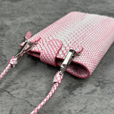 パイソン スマホショルダー CAPRI - WHITE＆RED/ホワイト＆レッド