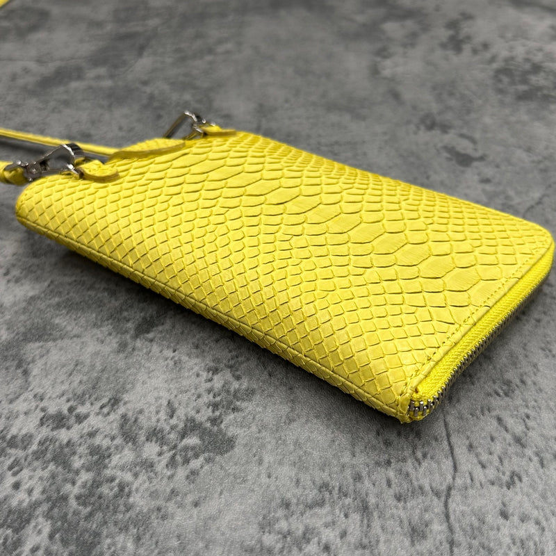 パイソン スマホショルダー CAPRI - YELLOW/イエロー