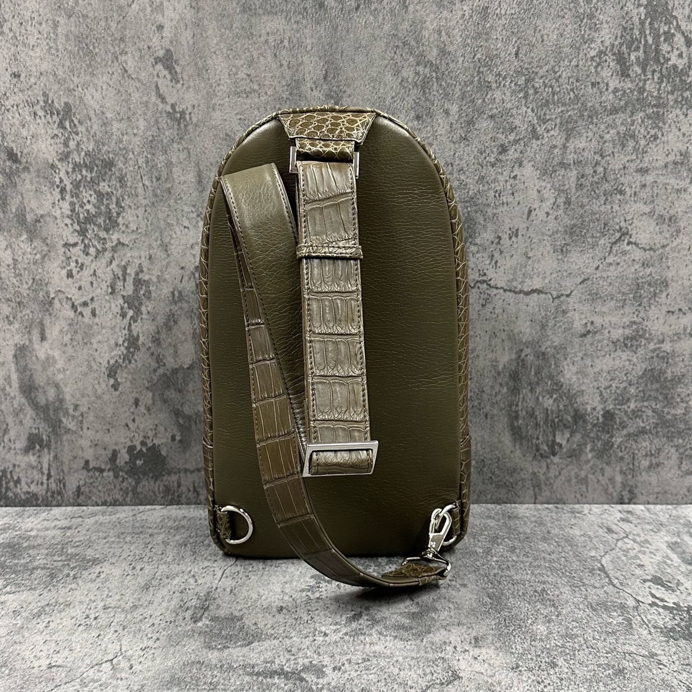 クロコダイル ボディバッグ DAG - KHAKI/カーキ – Le'sac