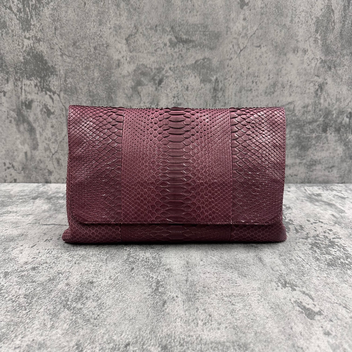 パイソン クラッチバッグ DAMIA - WINE/ワイン – Le'sac