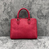 パイソン ミニブリーフバッグ GENOVA - RED/レッド