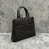 クロコダイルのミニブリーフバッグ