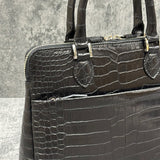クロコダイルのミニブリーフバッグ