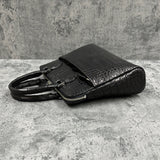 クロコダイルのミニブリーフバッグ