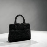 象革のミニブリーフバッグ