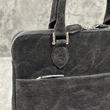 象革のミニブリーフバッグ