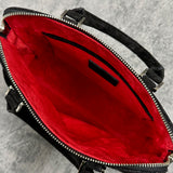 象革のミニブリーフバッグ