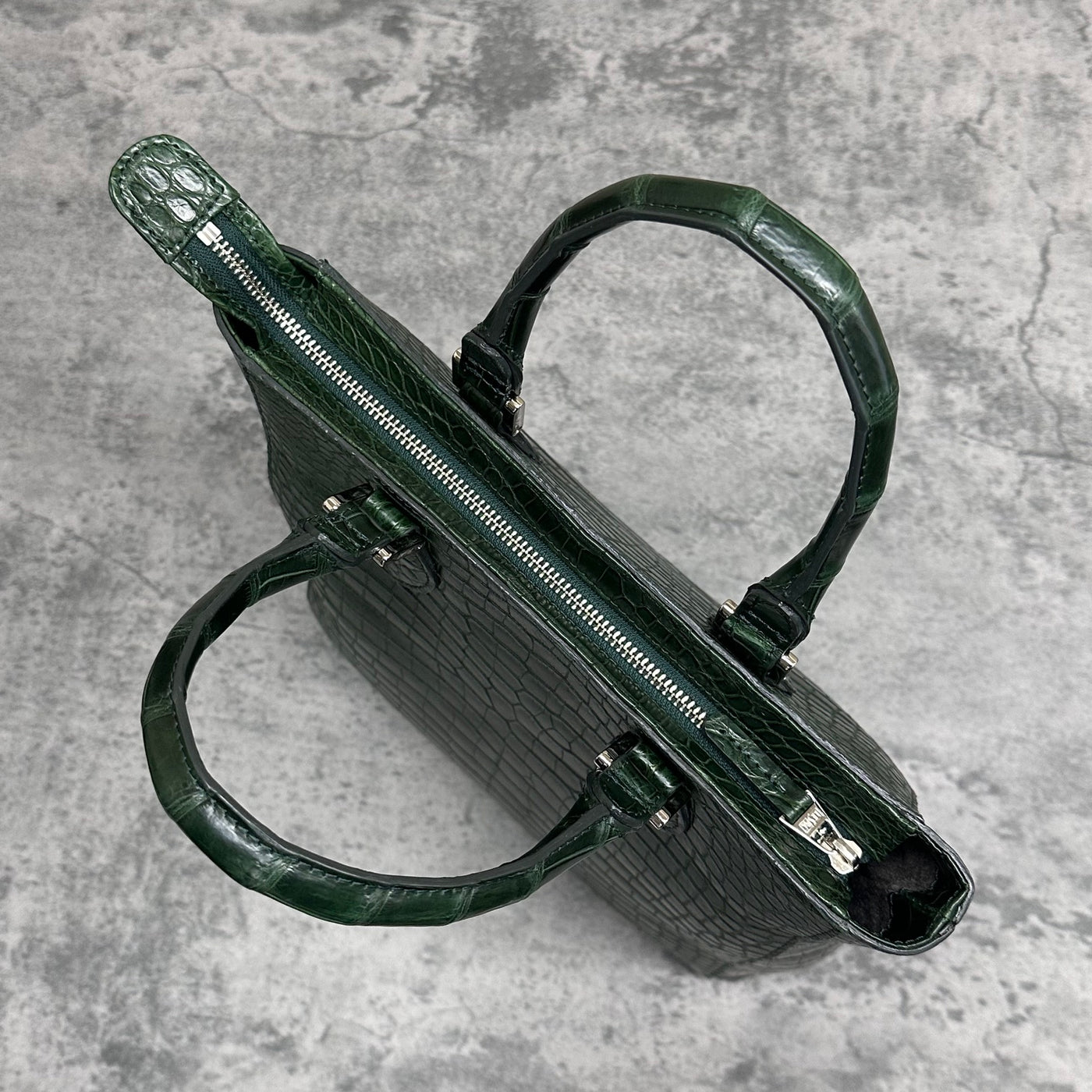 クロコダイル トートバッグ LIBIA - GREEN/グリーン – Le'sac