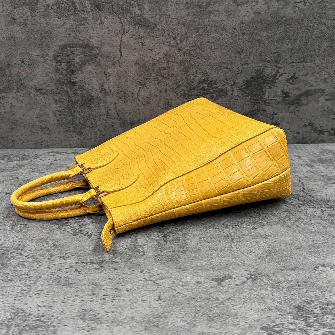 クロコダイル トートバッグ LIBIA - MUSTARD/マスタード – Le'sac