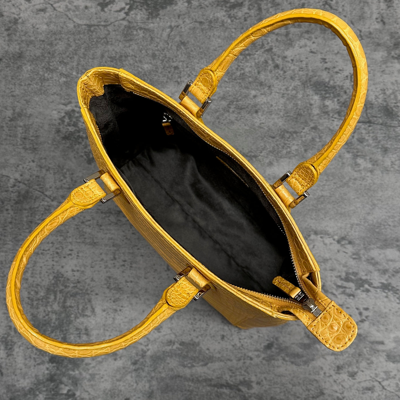 クロコダイル トートバッグ LIBIA - MUSTARD/マスタード – Le'sac