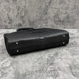 パイソン ブリーフバッグ MILAN - BLACK/ブラック