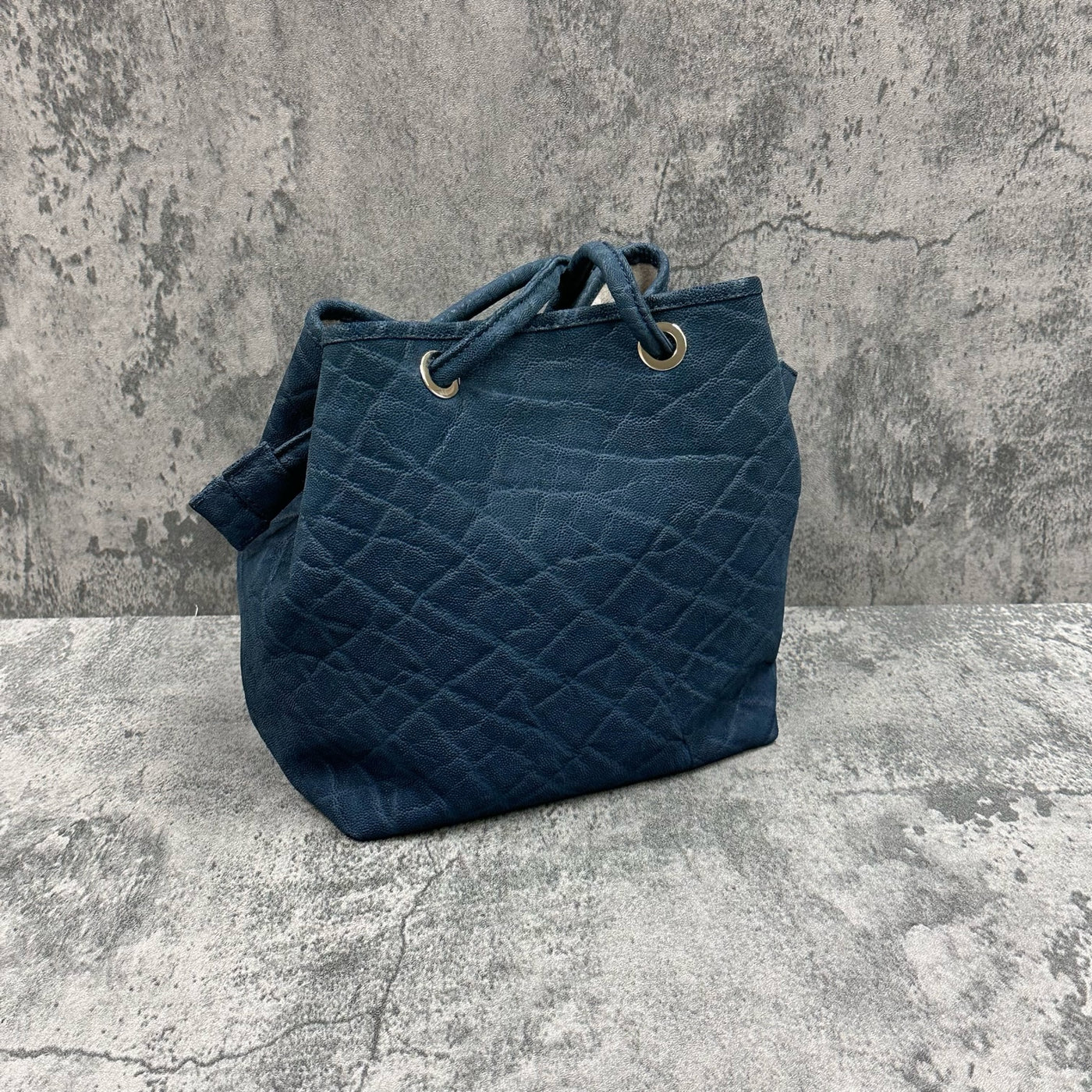 美品　45rpm インディゴ　巾着　バッグ エレファント 巾着バッグ PIKO - INDIGO/インディゴ – Le'sac