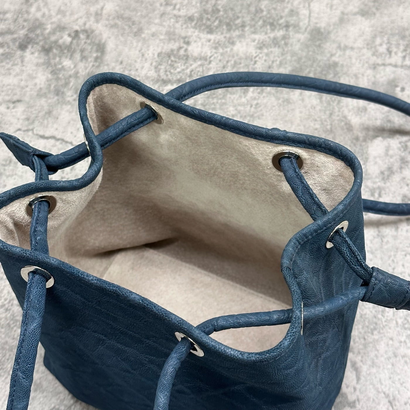 エレファント 巾着バッグ PIKO - INDIGO/インディゴ – Le'sac