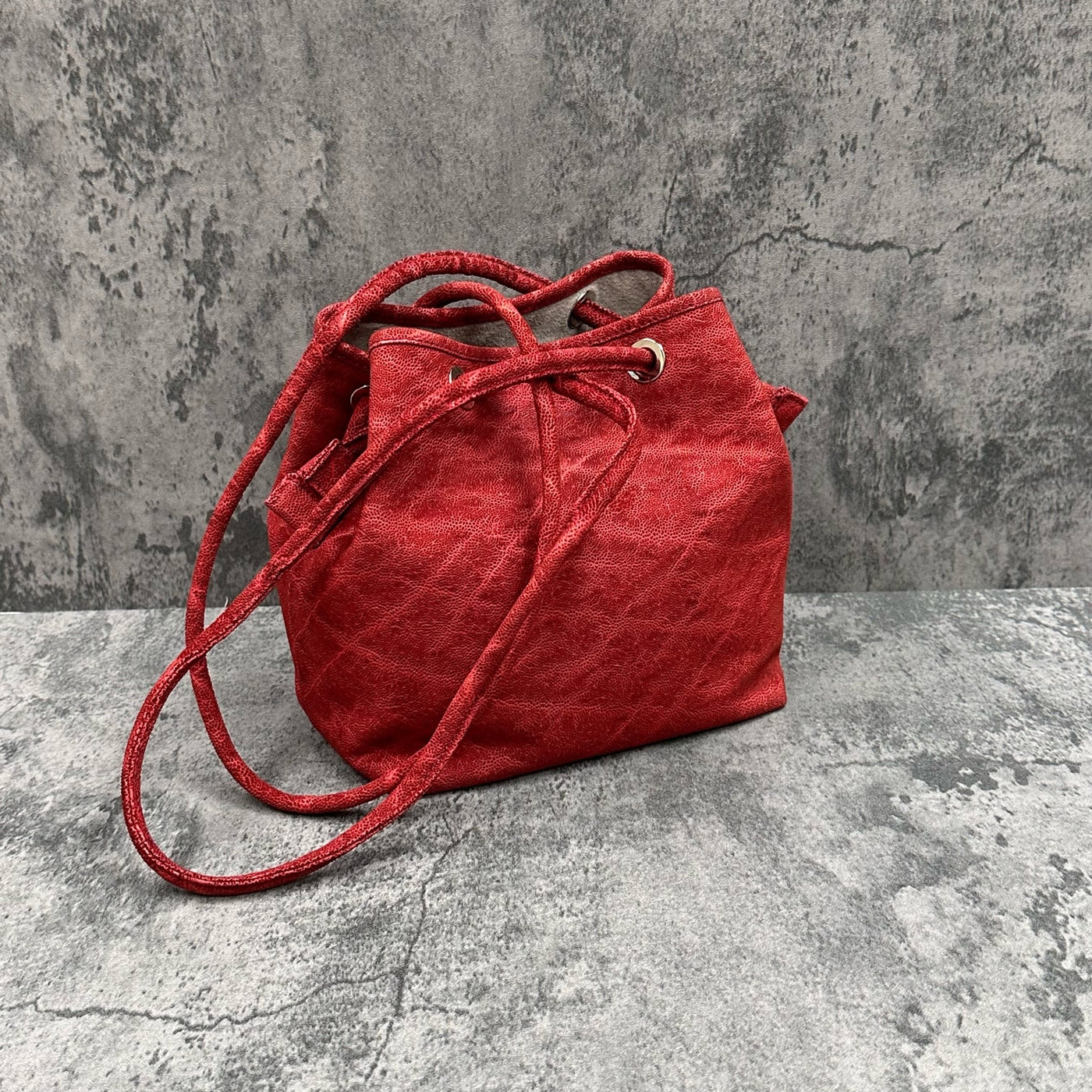 エレファント 巾着バッグ PIKO - RED/レッド – Le'sac エレファント 巾着バッグ PIKO - RED/レッド – Le'sac