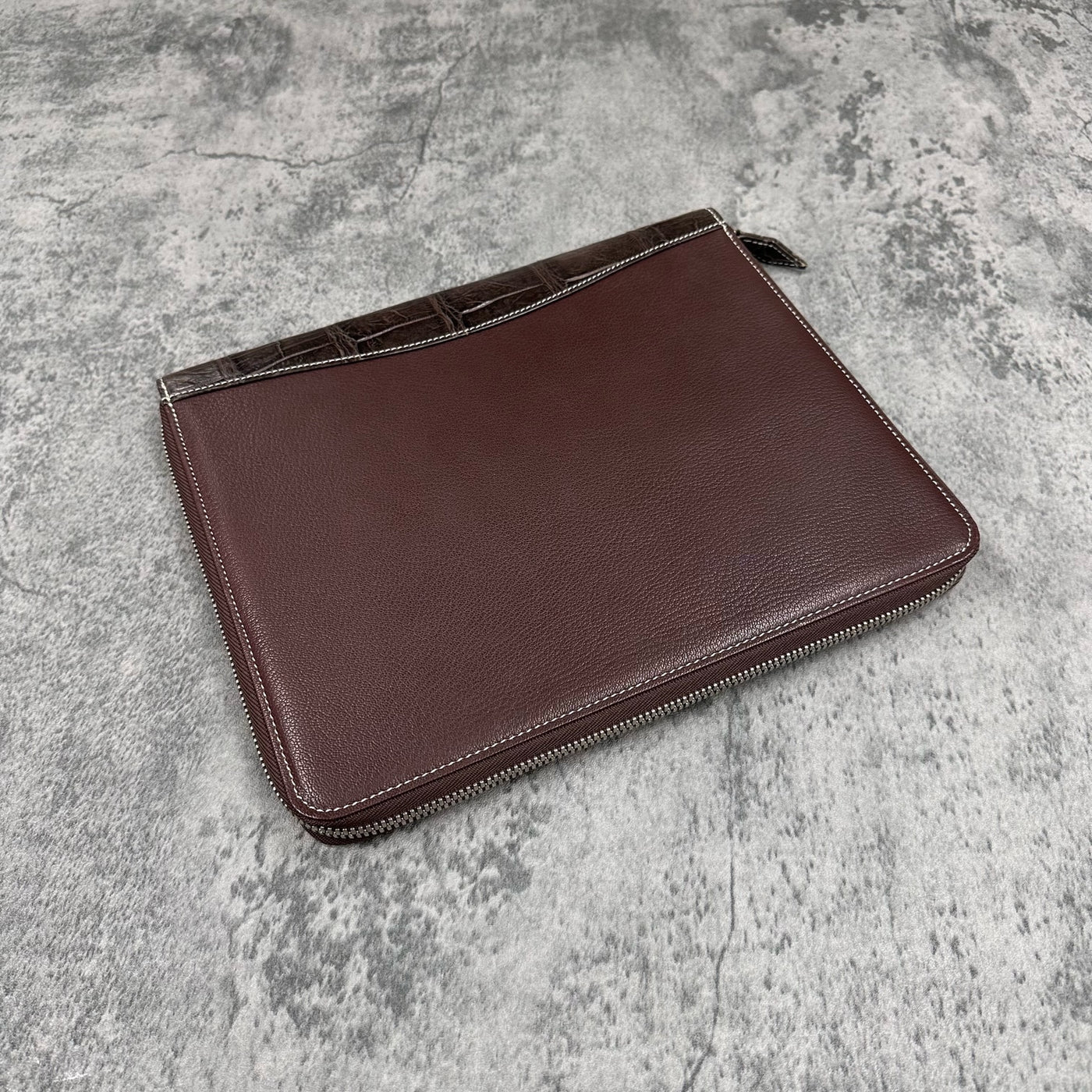 ゴート/アリゲーター オーガナイザー PORTA - BROWN/ブラウン – Le'sac