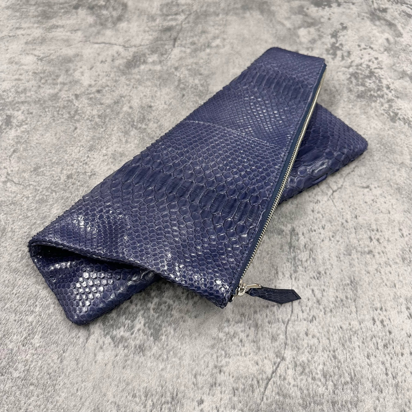 パイソン クラッチバッグ PRESAC - BLUE/ブルー – Le'sac