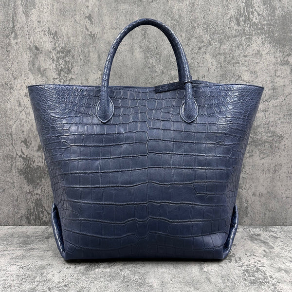 クロコダイル トートバッグ ROOTS - NAVY/ネイビー