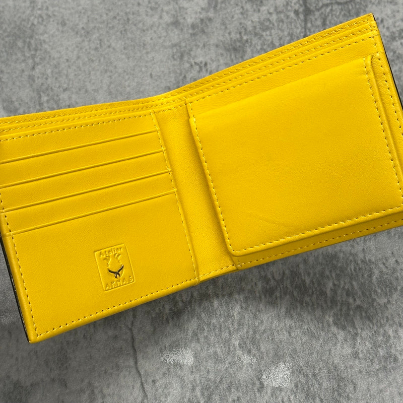 スティングレイ 二つ折り財布 エイ革 ガルーシャ 本革 黒 ブラック