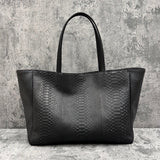 パイソン トートバッグ SPERANZA - BLACK/ブラック