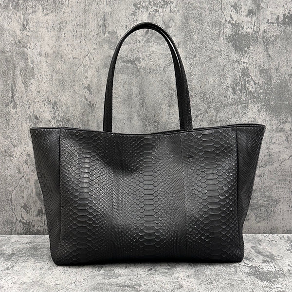 パイソン トートバッグ SPERANZA - BLACK/ブラック