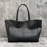 パイソン トートバッグ SPERANZA - BLACK/ブラック