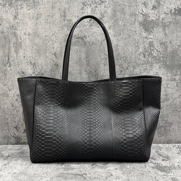 パイソン トートバッグ SPERANZA - BLACK/ブラック