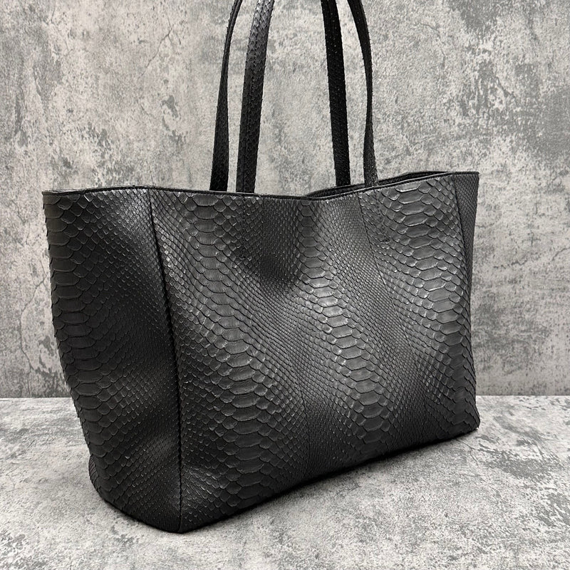 パイソン トートバッグ SPERANZA - BLACK/ブラック