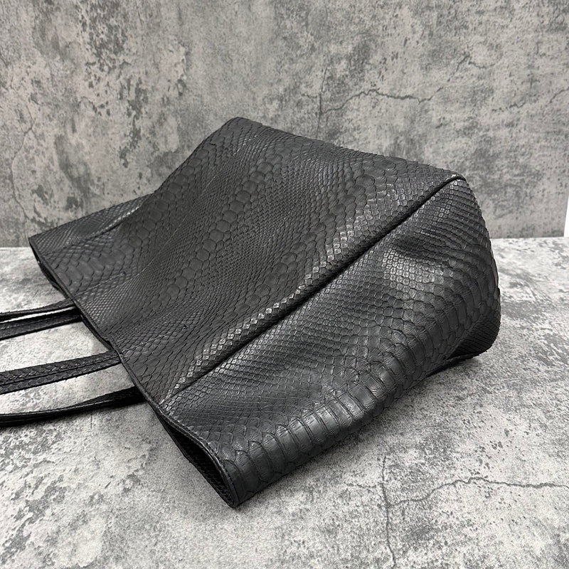 パイソン トートバッグ SPERANZA - BLACK/ブラック