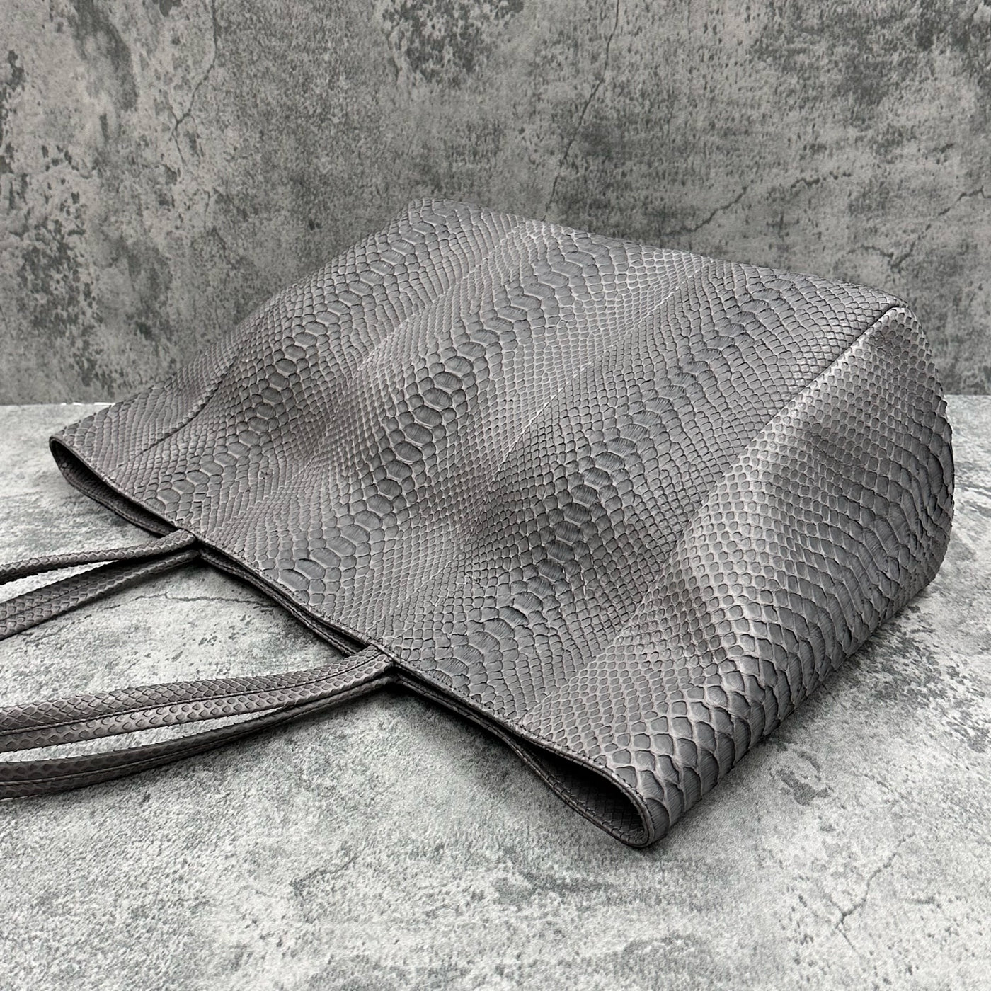 パイソン トートバッグ SPERANZA - GRAPHITE/グラファイト – Le'sac