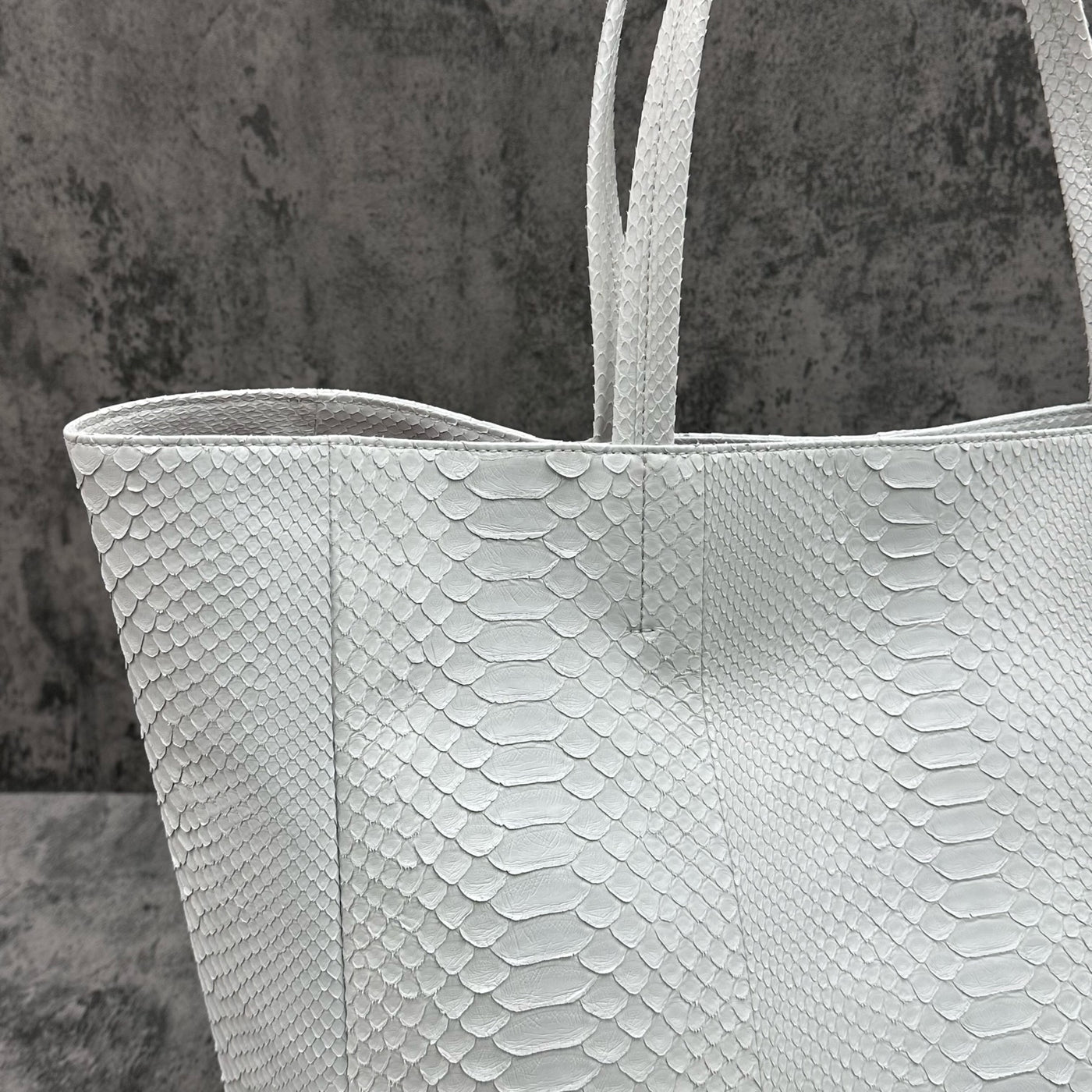 パイソン トートバッグ SPERANZA - WHITE/ホワイト – Le'sac