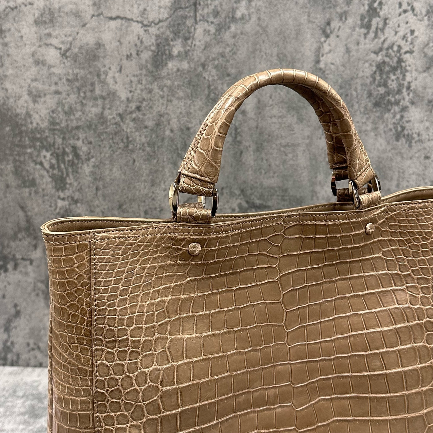 クロコダイル トートバッグ TAOTH - GREIGE/グレージュ – Le'sac