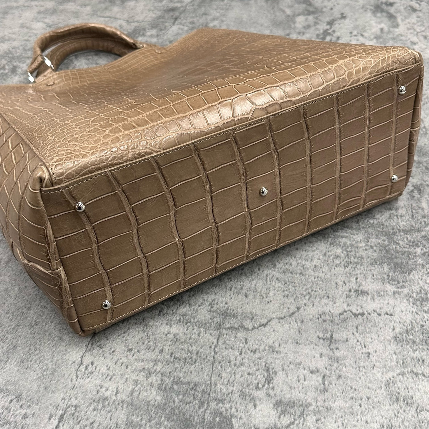 クロコダイル トートバッグ TAOTH - GREIGE/グレージュ – Le'sac