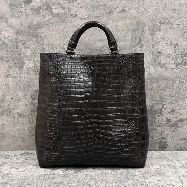 クロコダイル トートバッグ TAOTH - BLACK/ブラック