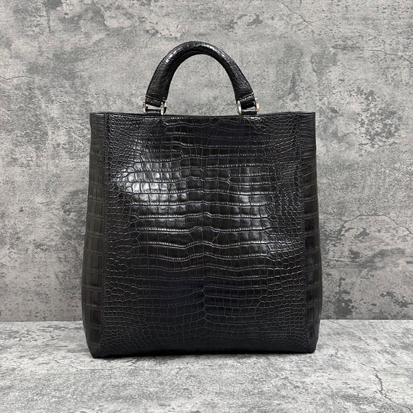クロコダイル トートバッグ TAOTH - BLACK/ブラック