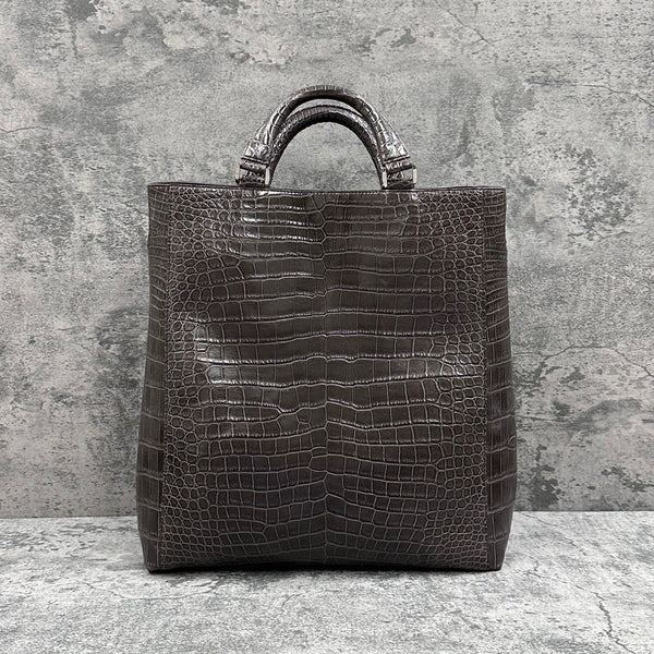 クロコダイル トートバッグ TAOTH - DARK GREY/ダークグレー