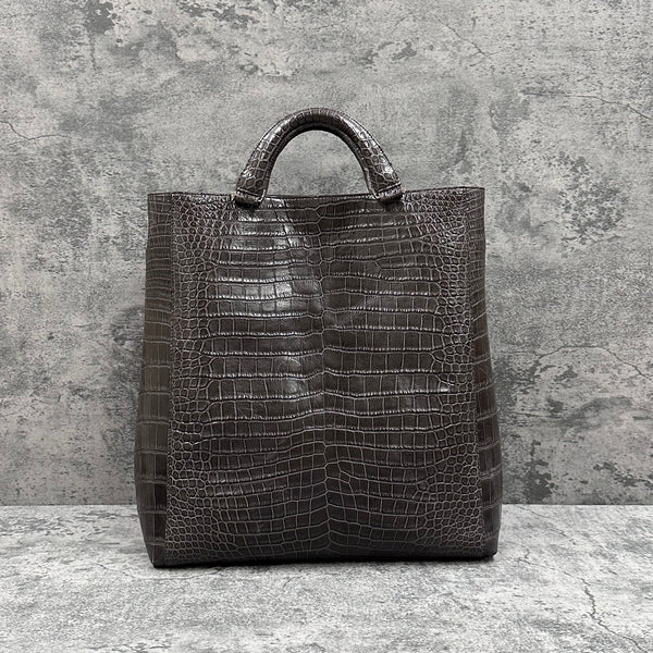 クロコダイル トートバッグ TAOTH - DARK GREY/ダークグレー