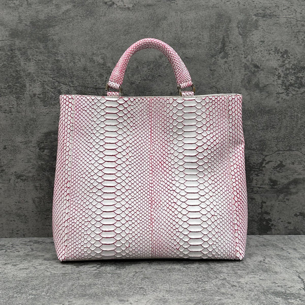 パイソン トートバッグ TAOTH SPORT SPC - WHITE＆RED/ホワイト＆レッド