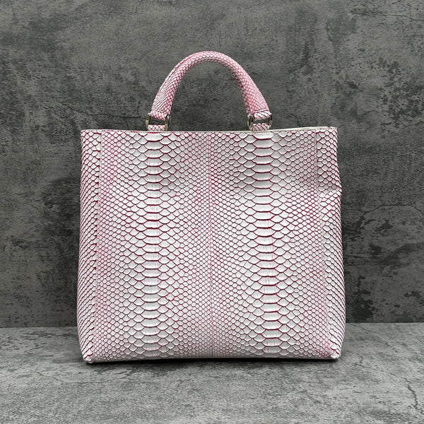 パイソン トートバッグ TAOTH SPORT SPC - WHITE＆RED/ホワイト＆レッド