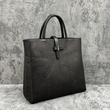 パイソンのトートバッグ