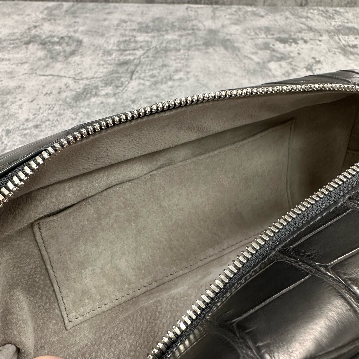 アリゲーター セカンドバッグ WAGNER - BLACK/ブラック – Le'sac